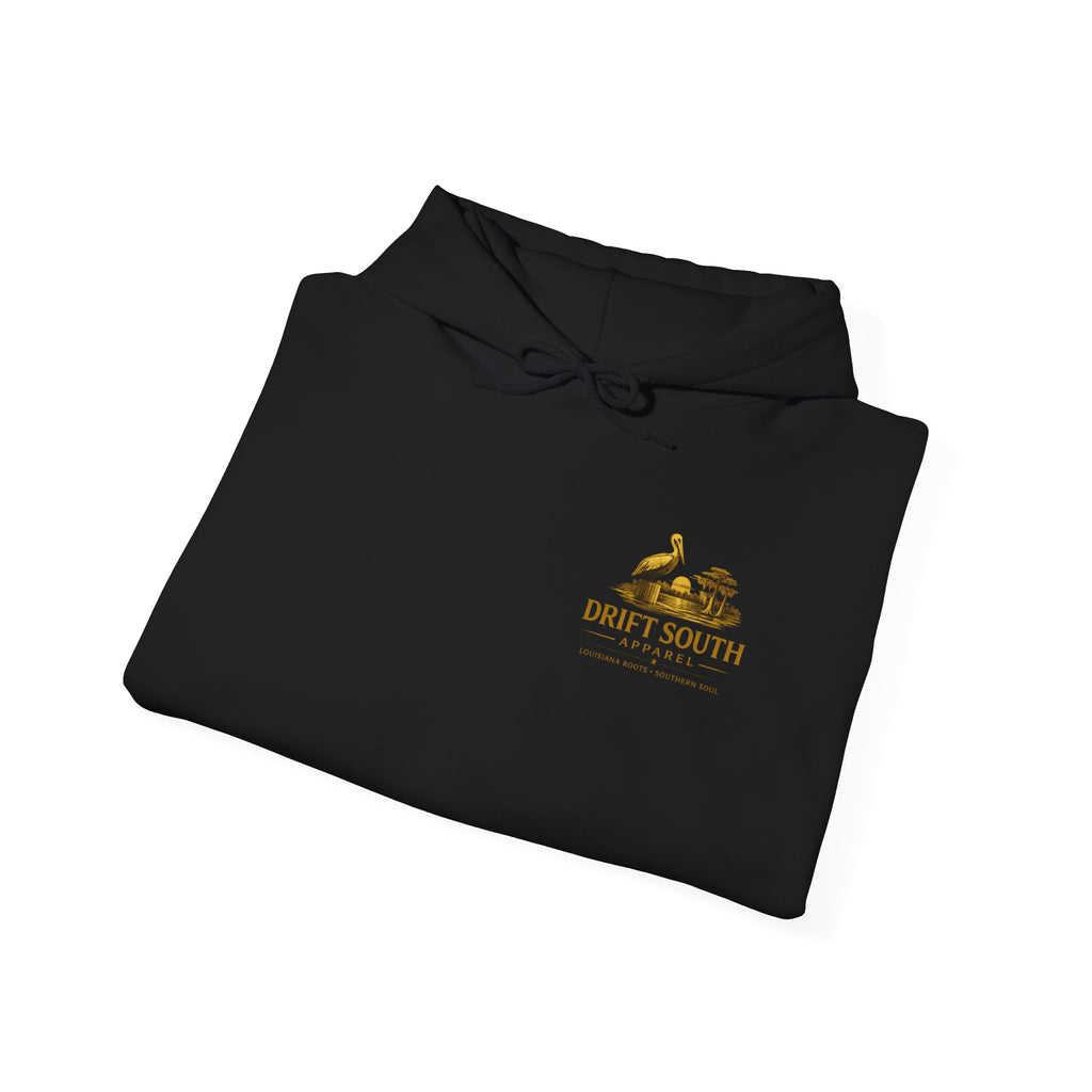 Duck Smoking Cigar Graphic Hoodie | Drift South Logo, Streetwear Style