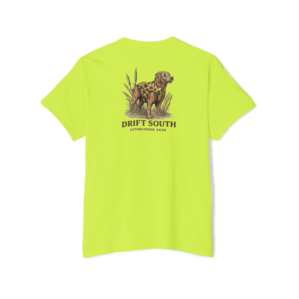Drift South Retriever Heritage Pocket Tee | Established 2026