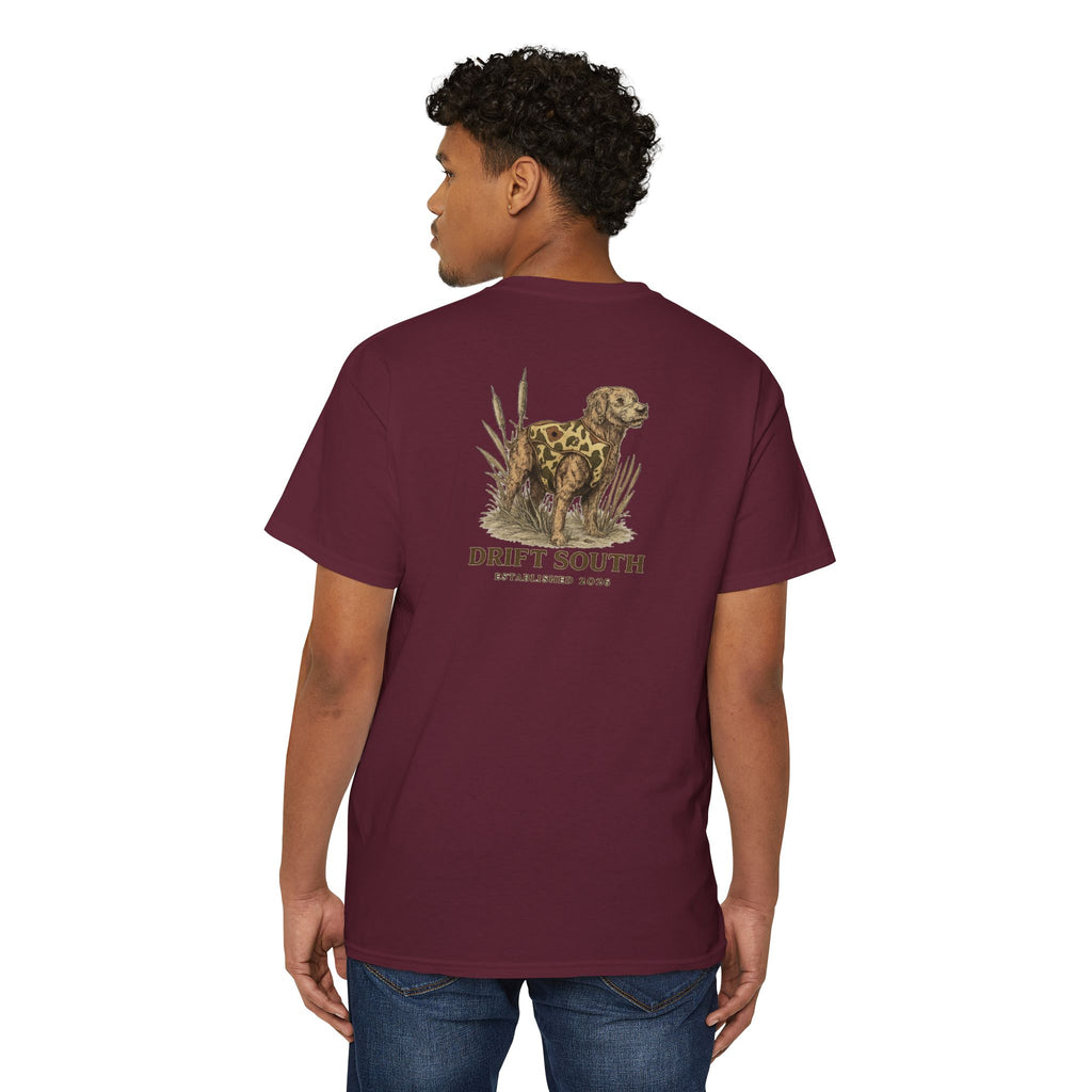 Drift South Retriever Heritage Pocket Tee | Established 2026