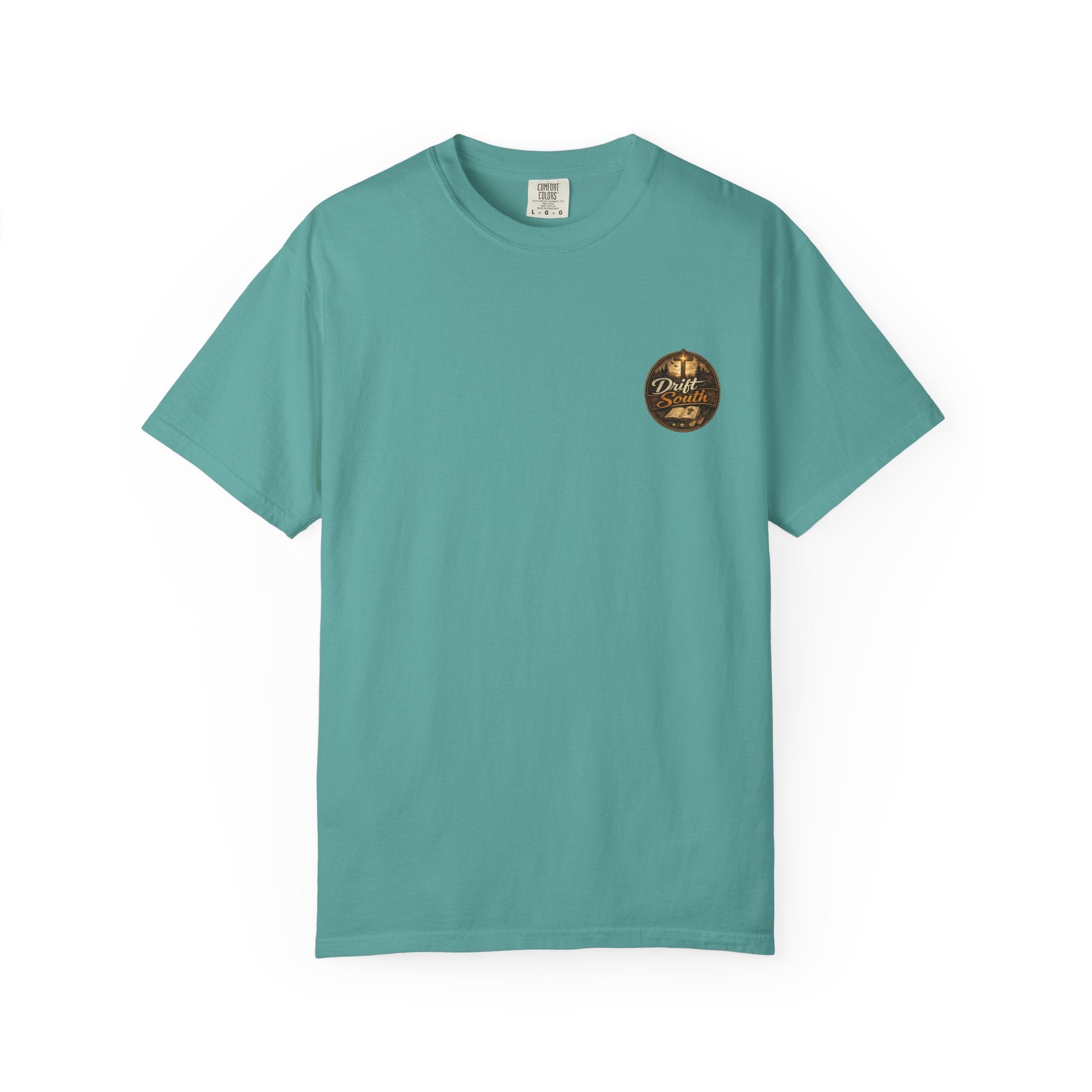 Courage Comes Through Suffering Christian Shirt – Cross & Angel Wings Tee