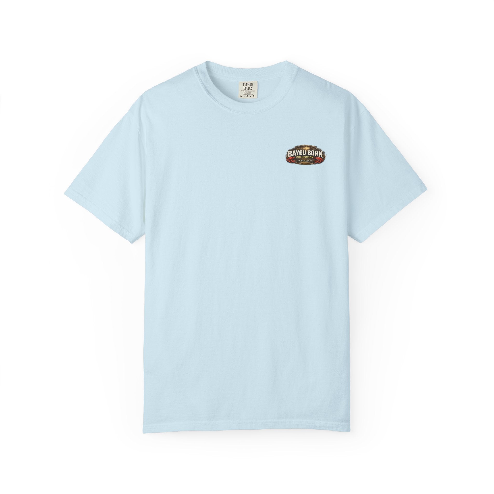 Drift South™-Mud, Sweat & Seasoning Cajun Crawfish Boil T-Shirt | Bayou Born Collection