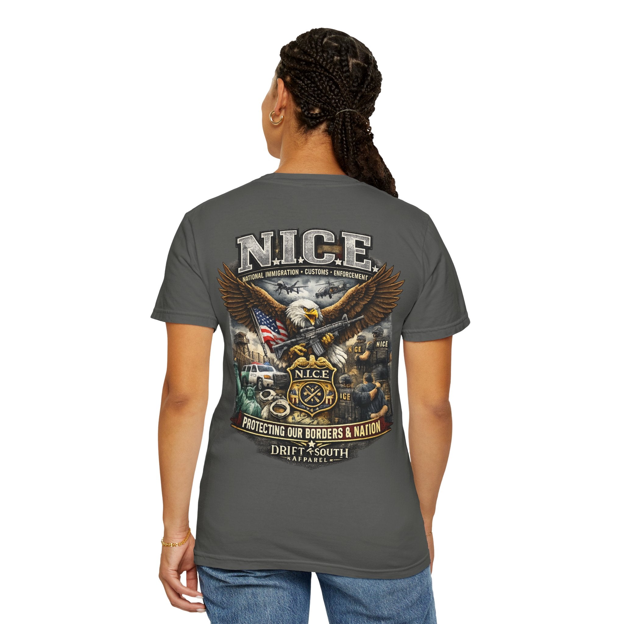 N.I.C.E. “Protecting Our Borders” Comfort Colors® T-Shirt