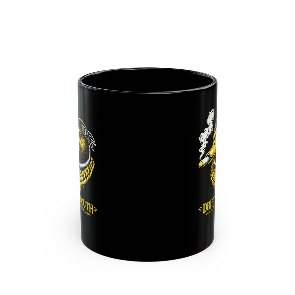 Drift South™ Black Duck Mug – Smoky Duck Head Coffee Cup (11oz & 15oz)